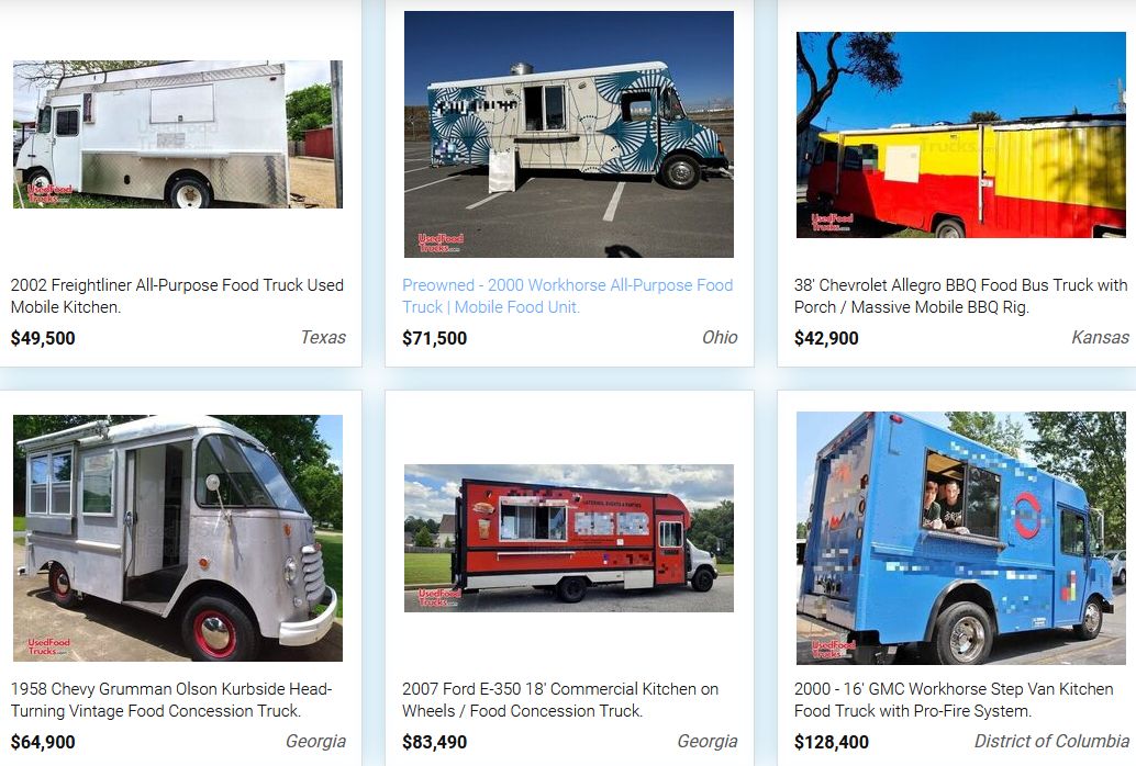 Used Food Trucks for Sale