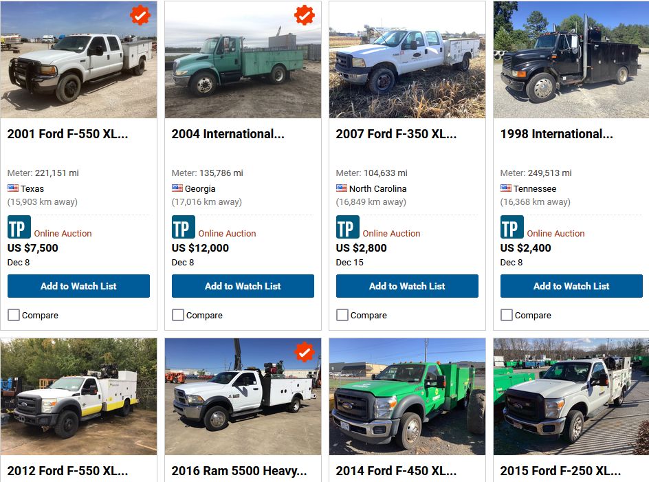 Used Utility Trucks for Sale By Owner