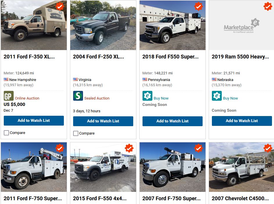 Used Utility Trucks for Sale Near Me