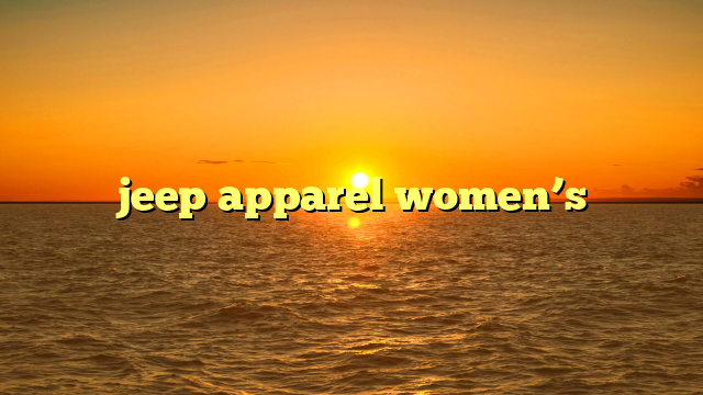 jeep apparel women’s