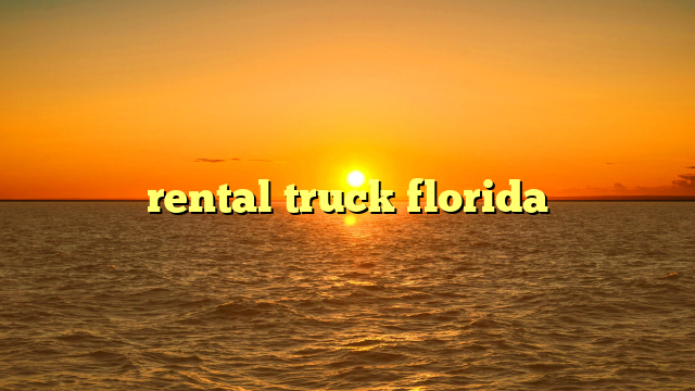 rental truck florida