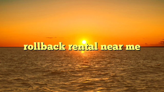 rollback rental near me