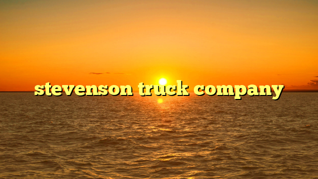 stevenson truck company