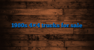 1980s 4×4 trucks for sale