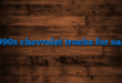 1990s chevrolet trucks for sale