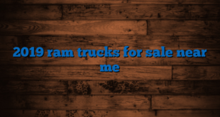 2019 ram trucks for sale near me