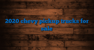 2020 chevy pickup trucks for sale