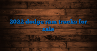 2022 dodge ram trucks for sale