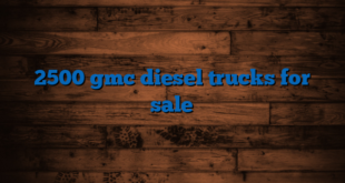 2500 gmc diesel trucks for sale