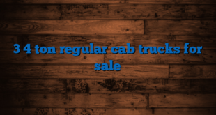 3 4 ton regular cab trucks for sale