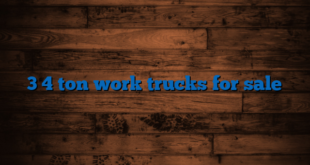 3 4 ton work trucks for sale