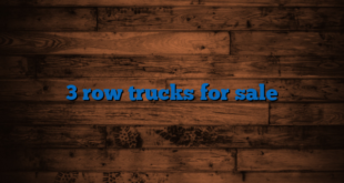 3 row trucks for sale