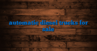 automatic diesel trucks for sale