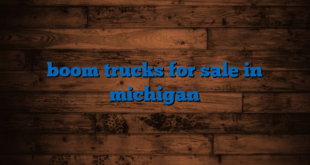 boom trucks for sale in michigan