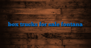 box trucks for sale fontana