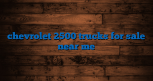 chevrolet 2500 trucks for sale near me