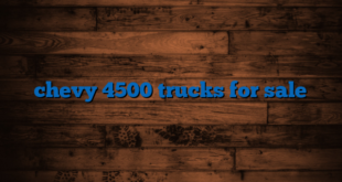 chevy 4500 trucks for sale