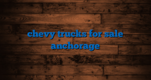 chevy trucks for sale anchorage
