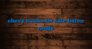 chevy trucks for sale baton rouge