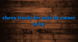 chevy trucks for sale by owner in ky