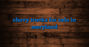 chevy trucks for sale in maryland