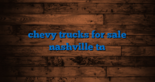 chevy trucks for sale nashville tn