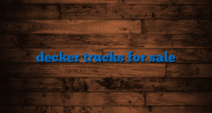 decker trucks for sale