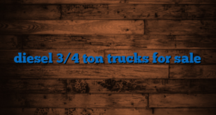 diesel 3/4 ton trucks for sale