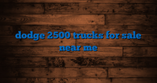 dodge 2500 trucks for sale near me