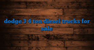 dodge 3 4 ton diesel trucks for sale