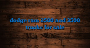 dodge ram 2500 and 3500 trucks for sale