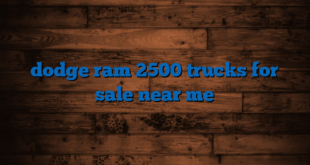 dodge ram 2500 trucks for sale near me