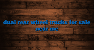 dual rear wheel trucks for sale near me