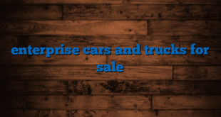 enterprise cars and trucks for sale