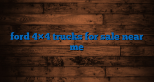 ford 4×4 trucks for sale near me