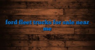 ford fleet trucks for sale near me