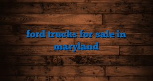 ford trucks for sale in maryland