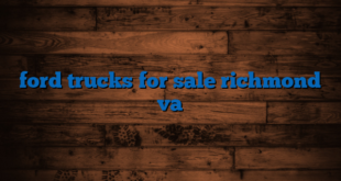 ford trucks for sale richmond va