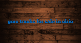 gmc trucks for sale in ohio