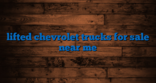 lifted chevrolet trucks for sale near me