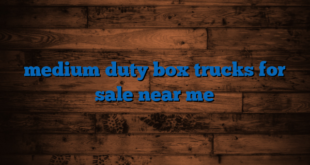 medium duty box trucks for sale near me