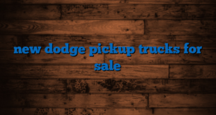 new dodge pickup trucks for sale