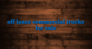 off lease commercial trucks for sale