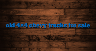 old 4×4 chevy trucks for sale