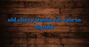 old chevy trucks for sale in florida