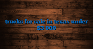 trucks for sale in texas under $3 000