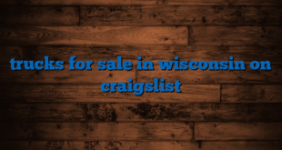 trucks for sale in wisconsin on craigslist