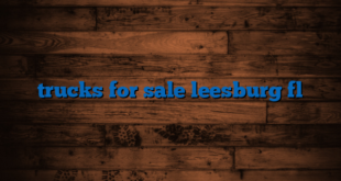 trucks for sale leesburg fl