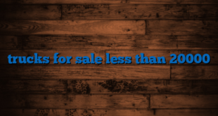 trucks for sale less than 20000