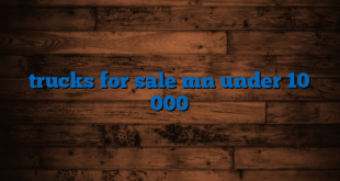 trucks for sale mn under 10 000